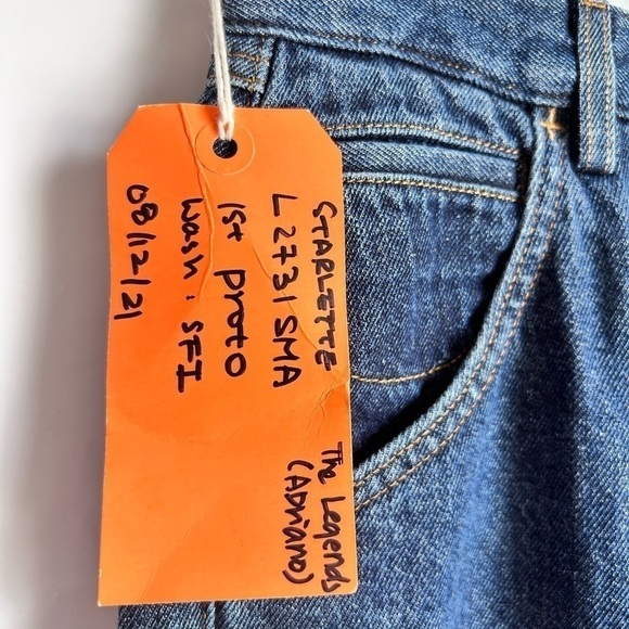 NWOT L’AGENCE *RARE* 1st Prototype Wide Leg Denim Jeans-Size 25 - Picture 8 of 13